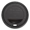 Dart Traveler Cappuccino Style Dome Lid, Fits 10 oz to 24 oz Hot Cups, Plastic, Black, PK1000 TLB316-0004 - alternate 10
